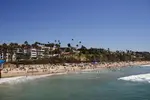 San Clemente in California is a small city on the Pacific Coast Highway midway between San Diego and Los Angeles, noted for its beaches and surfing.