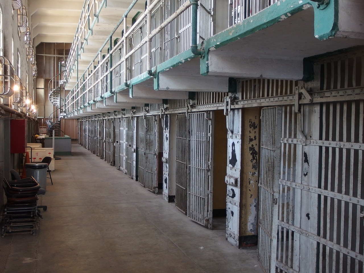 Maximum Security Cells in Alcatraz Prison