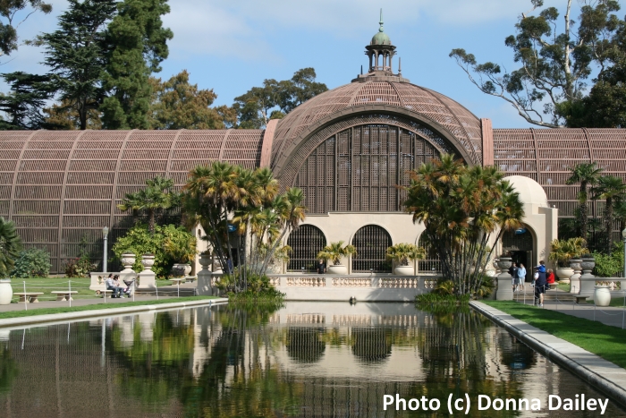 The Botanical Building in Balboa Park, San Diego, California