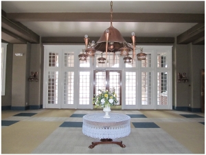 The historic Harvey House in Barstow, California, one of the best things to do in Barstow from https://www.pacific-coast-highway-travel.com/Things-to-Do-in-Barstow.html