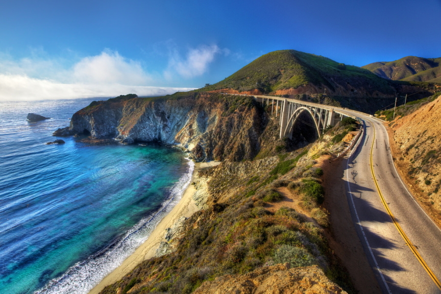 Bixby Bridge in Big Sur in California