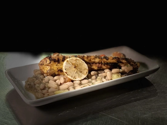 Octopus at the Black Trumpet Bistro in Huntington Beach