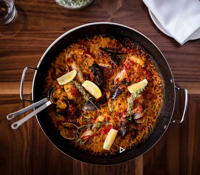 Sample dish at Bluegold New American Restaurant in Huntington Beach