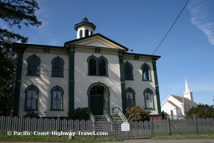 The house from The Birds Movie in Bodega, near Bodega Bay