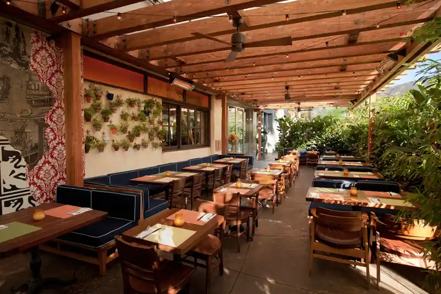 The Patio at the Cafe Habana in Malibu