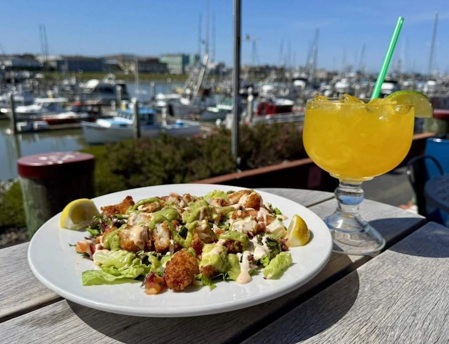 At the Cafe Marina in Eureka