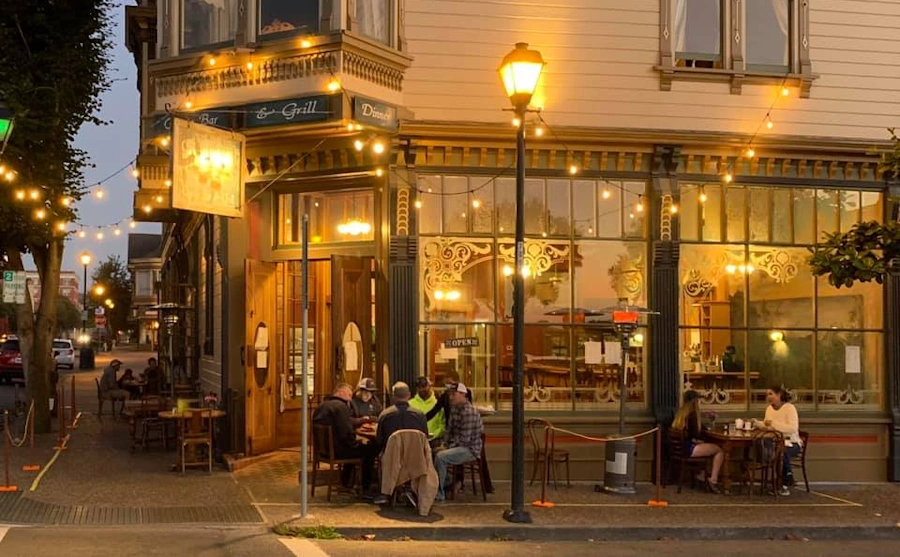 The Cafe Waterfront in Eureka