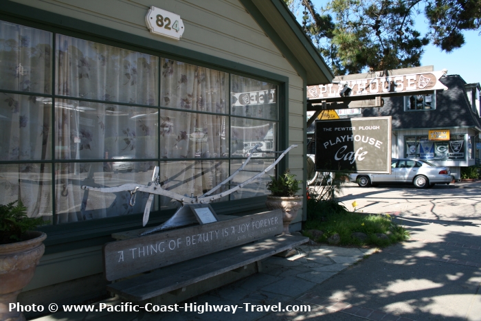 Main Street in Cambria on the California Coast