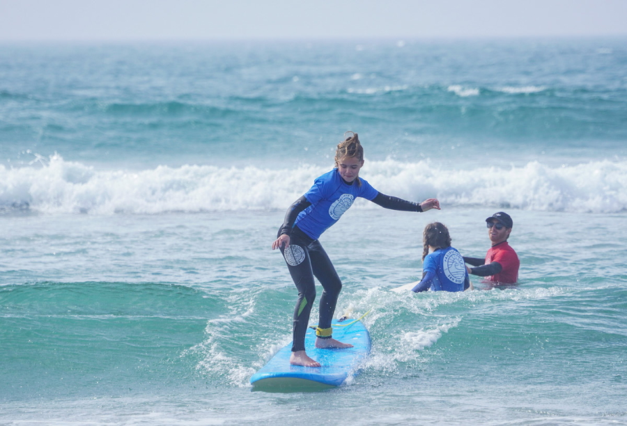 Learning to Surf in Carlsbad, California