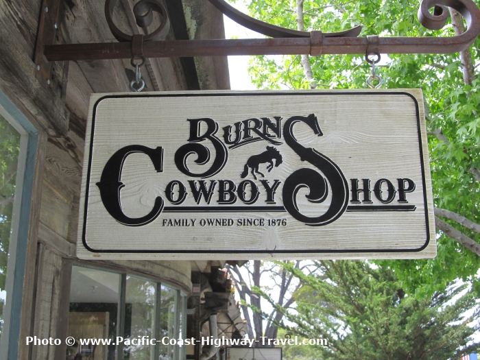Shop sign in Carmel-by-the-Sea