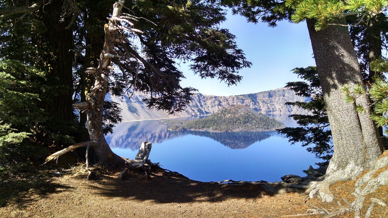 Crater Lake National Park in Summer