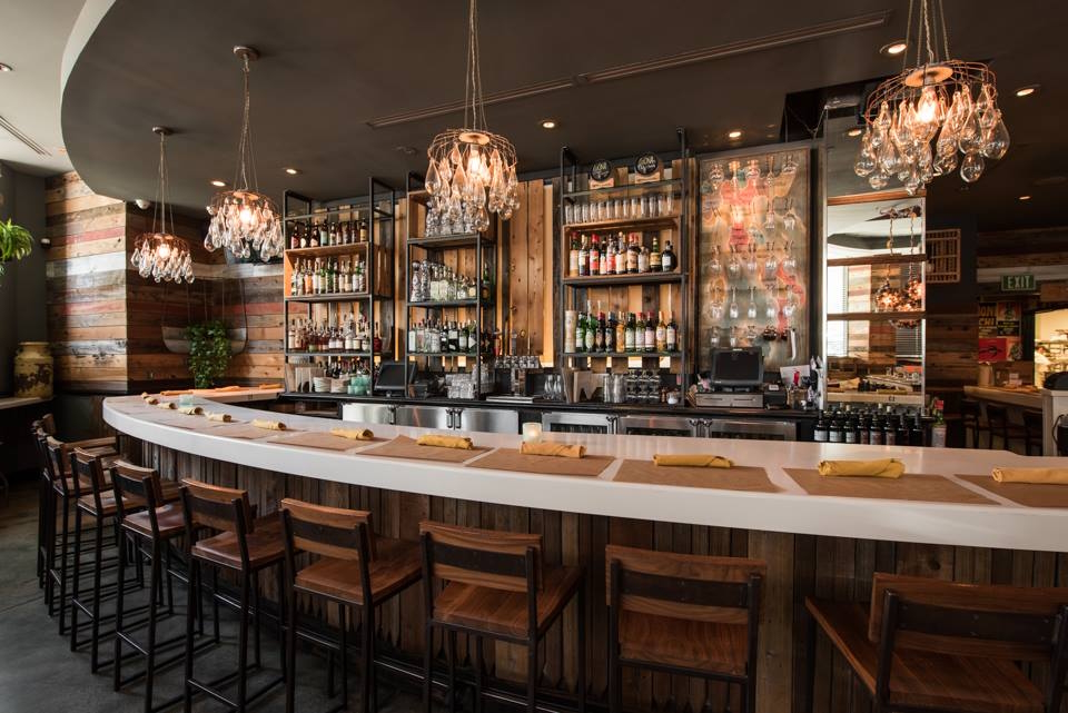 The Bar at the Cucina Urbana Italian restaurant in San Diego