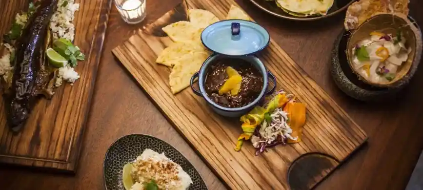 Sample dishes at Cultura Carmel Mexican restaurant in Carmel