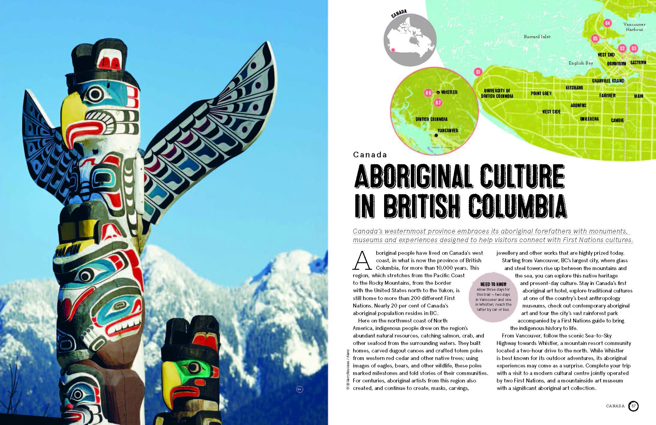 Culture Trails Sample Spread
