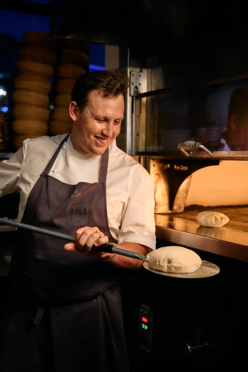 Chef at the new DEME restaurant in Los Angeles