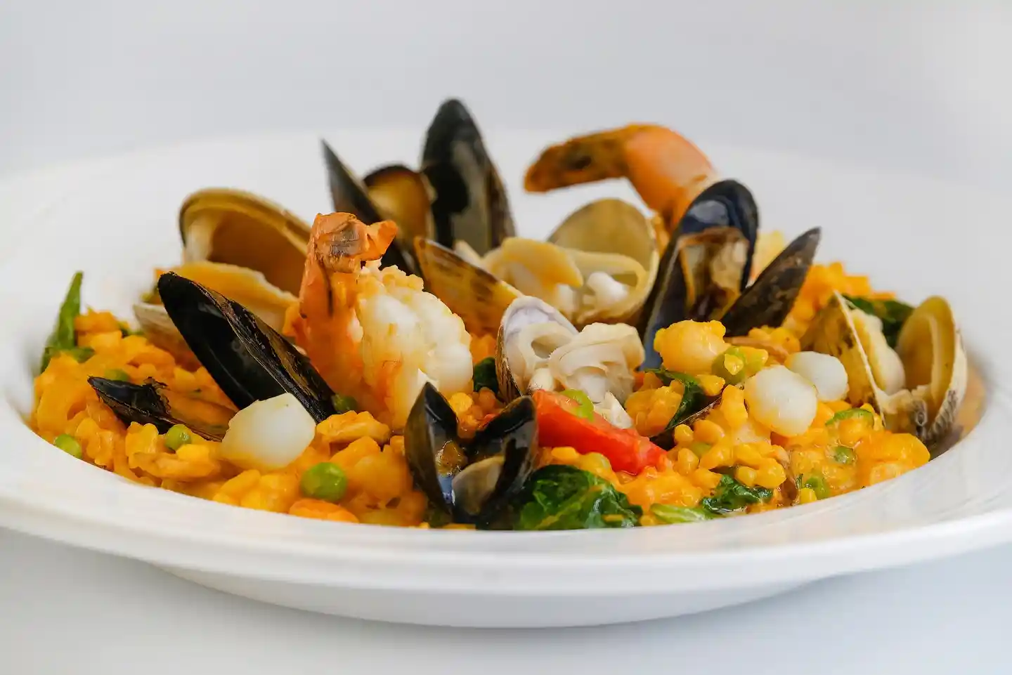 Sample seafood dish AT Flaherty's Seafood Grill & Oyster Bar in Carmel