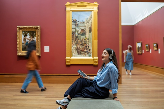 Inside the Getty Museum in Los Angeles