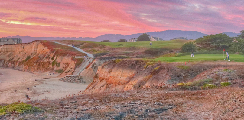 Half Moon Bay Golf Links on the Pacific Coast Highway.