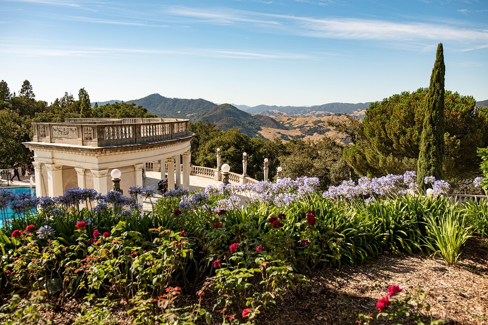 The View from Hearst Castle