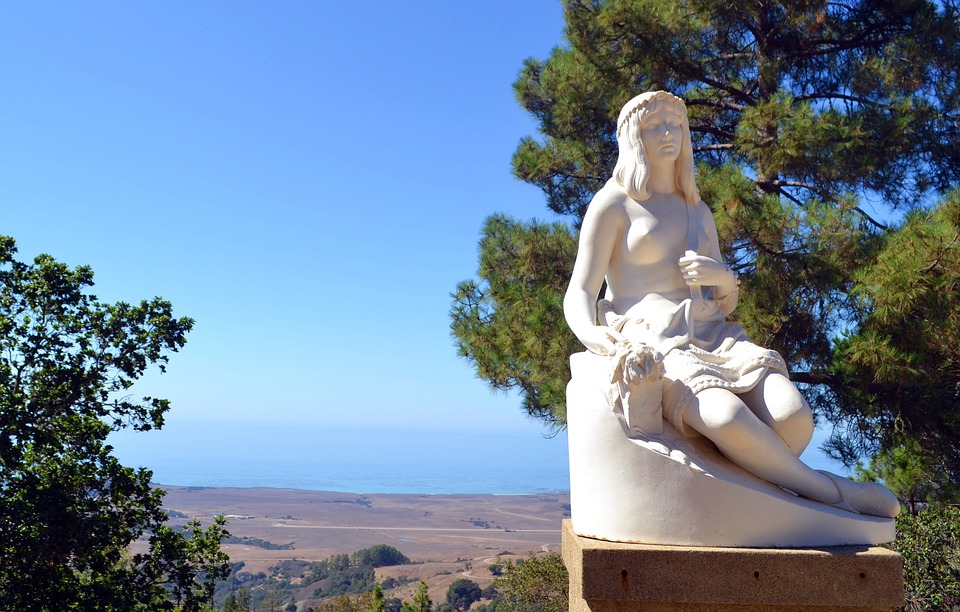 Hearst Castle Statue