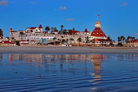 Hotel del Coronado on Coronado Island in San Diego, from https://www.pacific-coast-highway-travel.com/Where-to-Stay-in-San-Diego.html