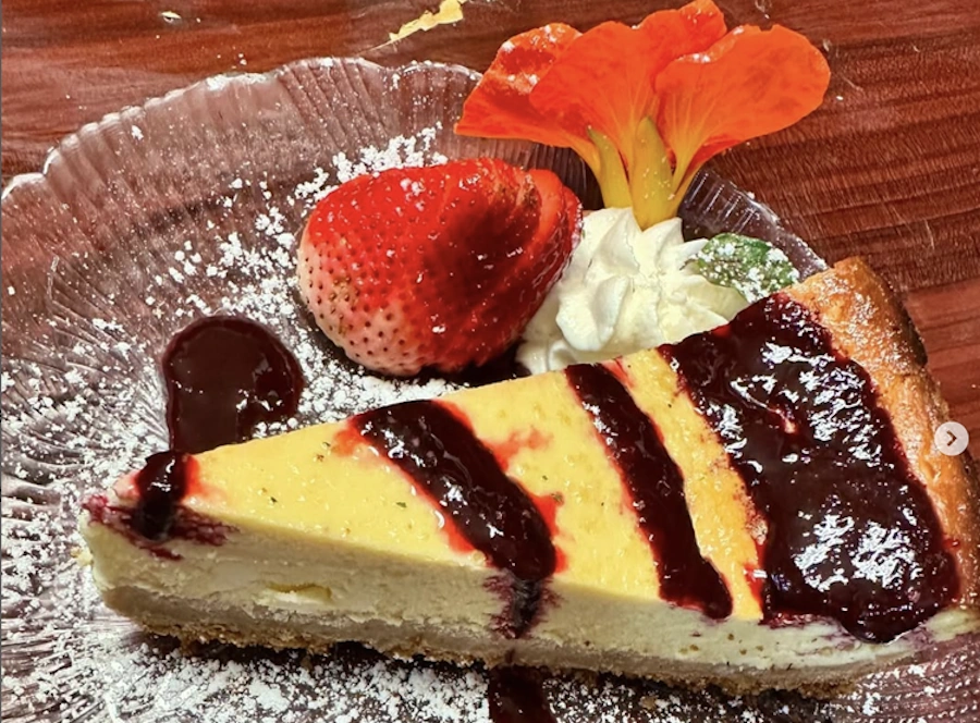 Sample dessert at the Humboldt Bay Bistro in Eureka