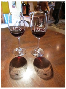 Wine tasting tour at JUSTIN Vineyards in Paso Robles, photo (c) Donna Dailey from https://www.pacific-coast-highway-travel.com/Paso-Robles-Wine-Tours.html