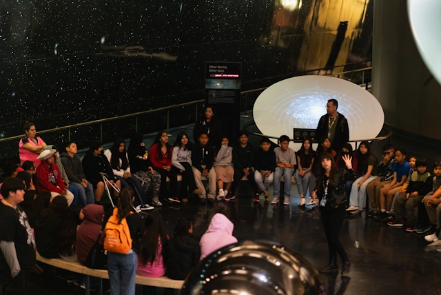 Children Enjoying a Presentation at the Griffith Park Observatory