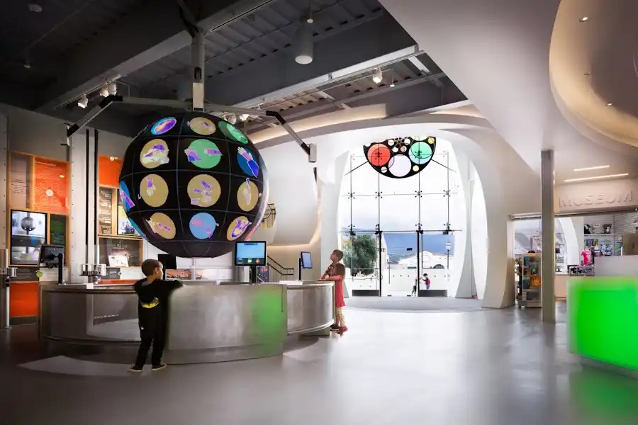 Inside MOXI in Santa Barbara