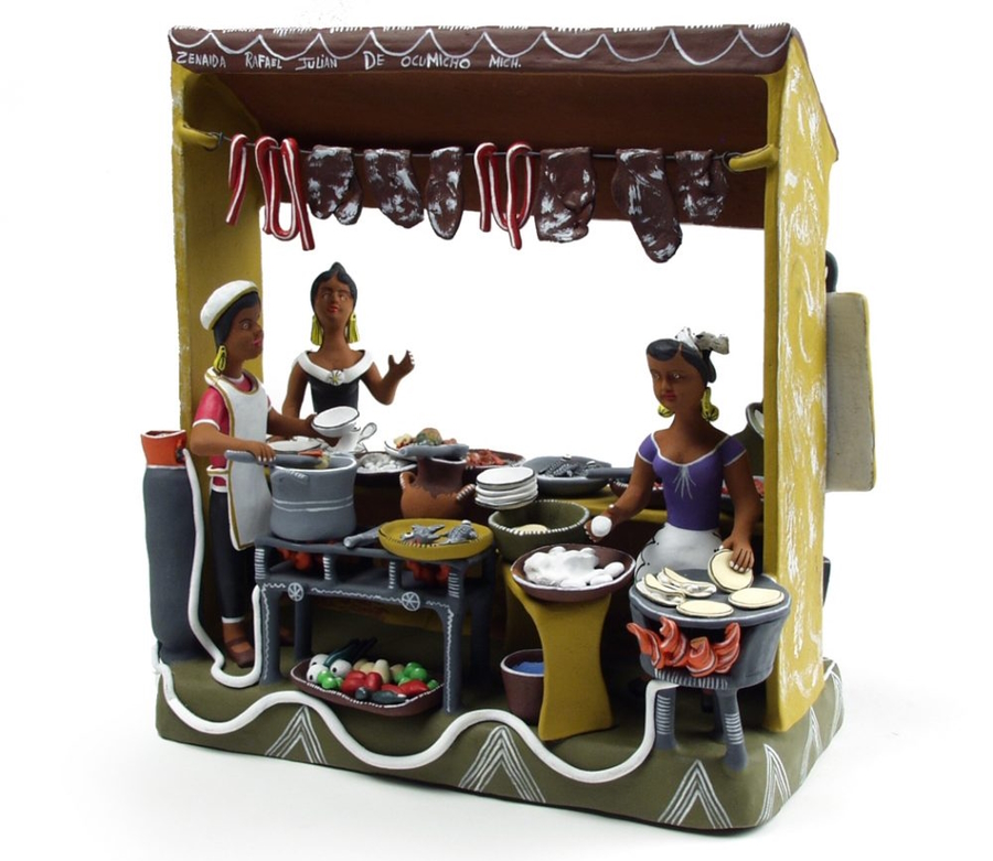 Mexican Cafe Exhibit at the Mingei International Museum, San Diego
