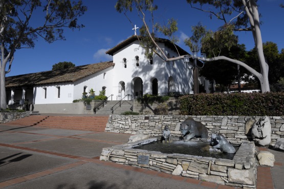 Mission San Luis Obispo de Tolosa in San Luis Obispo on the Pacific Coast Highway