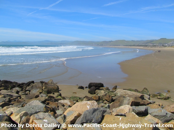 Morro Strand State Beach in Morro Bay