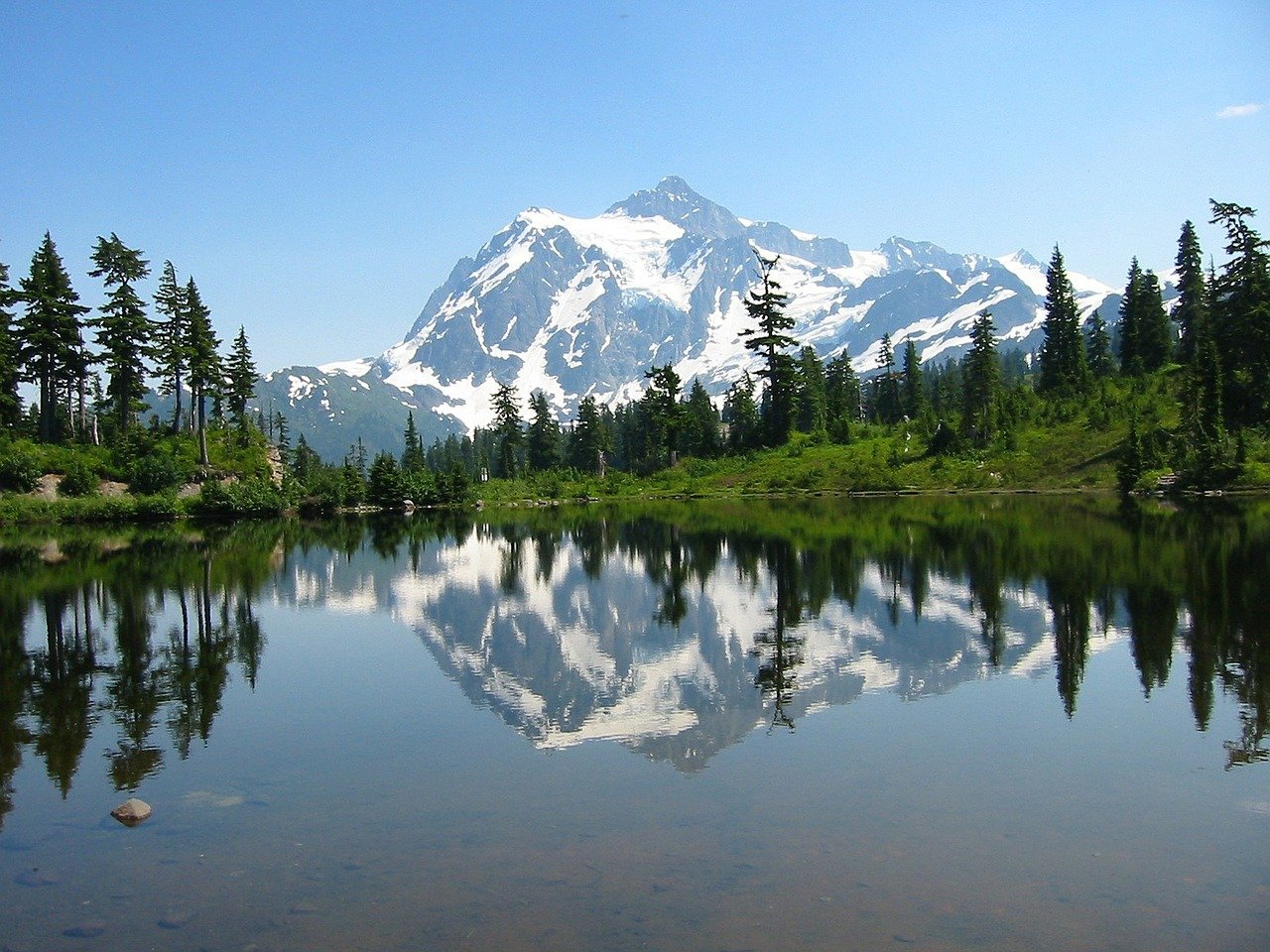 Mount Shuksan in North Cascades National Park