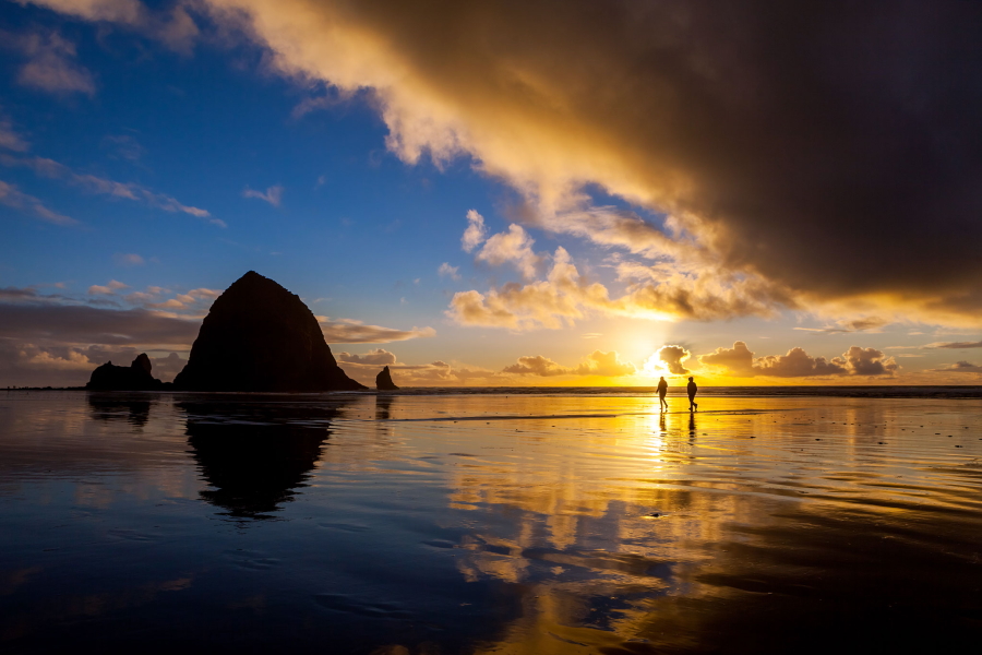 View Of Haystack Rock From Ocean Lodge