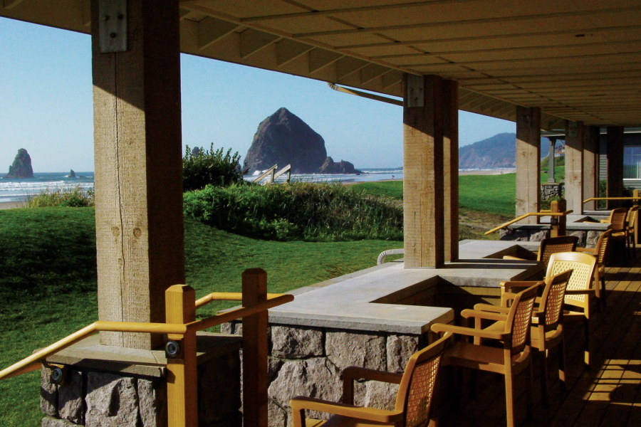 Ocean View from the Ocean Lodge in Cannon Beach, Oregon