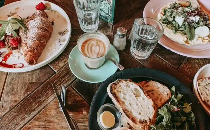 Breakfast at the Olivia Hotel in Westwood, Los Angeleas