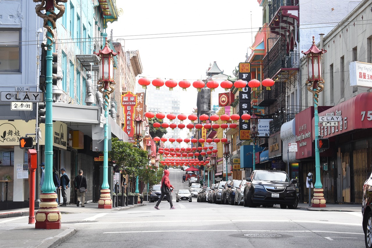A Street in San Francisco's Chinatown