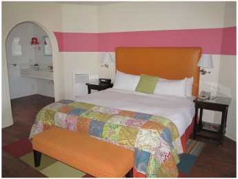 Santa Barbara Beachfront Hotel: Bedroom at the Oceana
