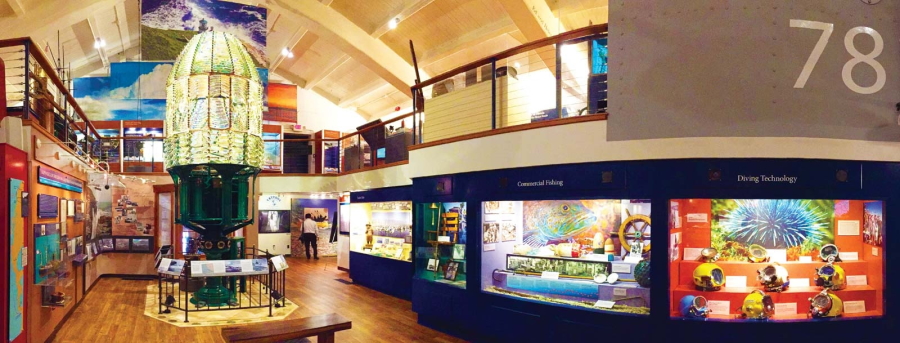 Displays in the Santa Barbara Maritime Museum