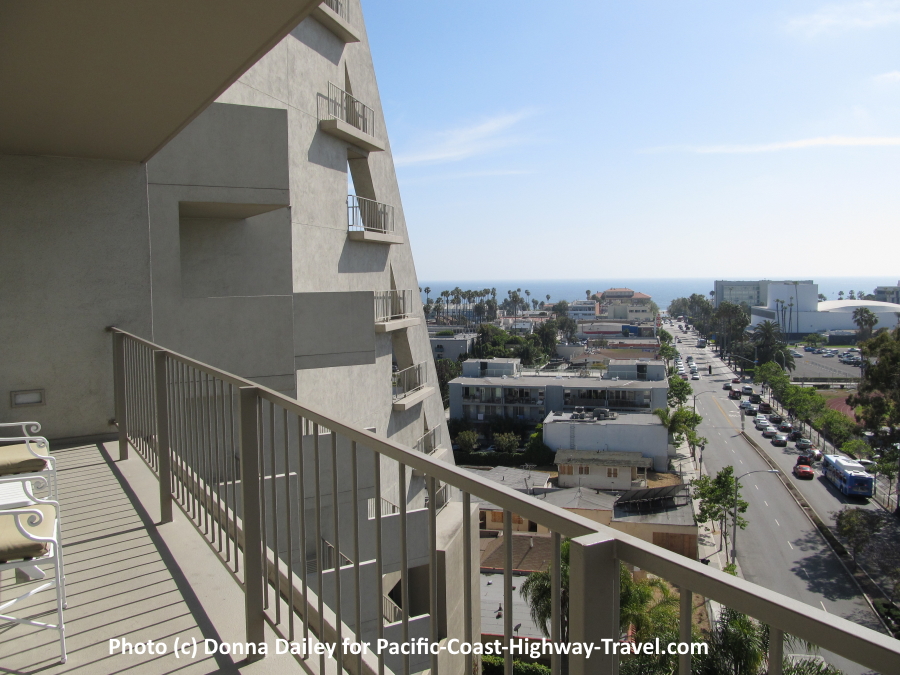 Guest bedroom balcony at Le Meridien Delfina, a luxury Santa Monica Hotel