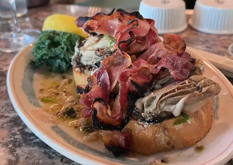 Sample dish from the Sea Chest Oyster Bar in Cambria