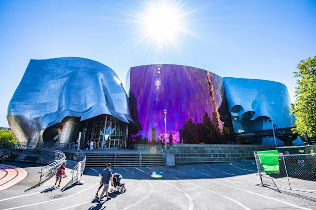 The Exterior of Seattle's Museum of Pop Culture