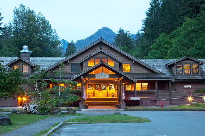 Sol Duc Hot Springs Resort in the Olympic National Park in Washington
