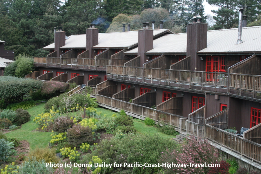 The Stanford Inn by the Sea in Mendocino on the California coast is an eco-resort with yoga classes and the award-winning Ravens Restaurant.