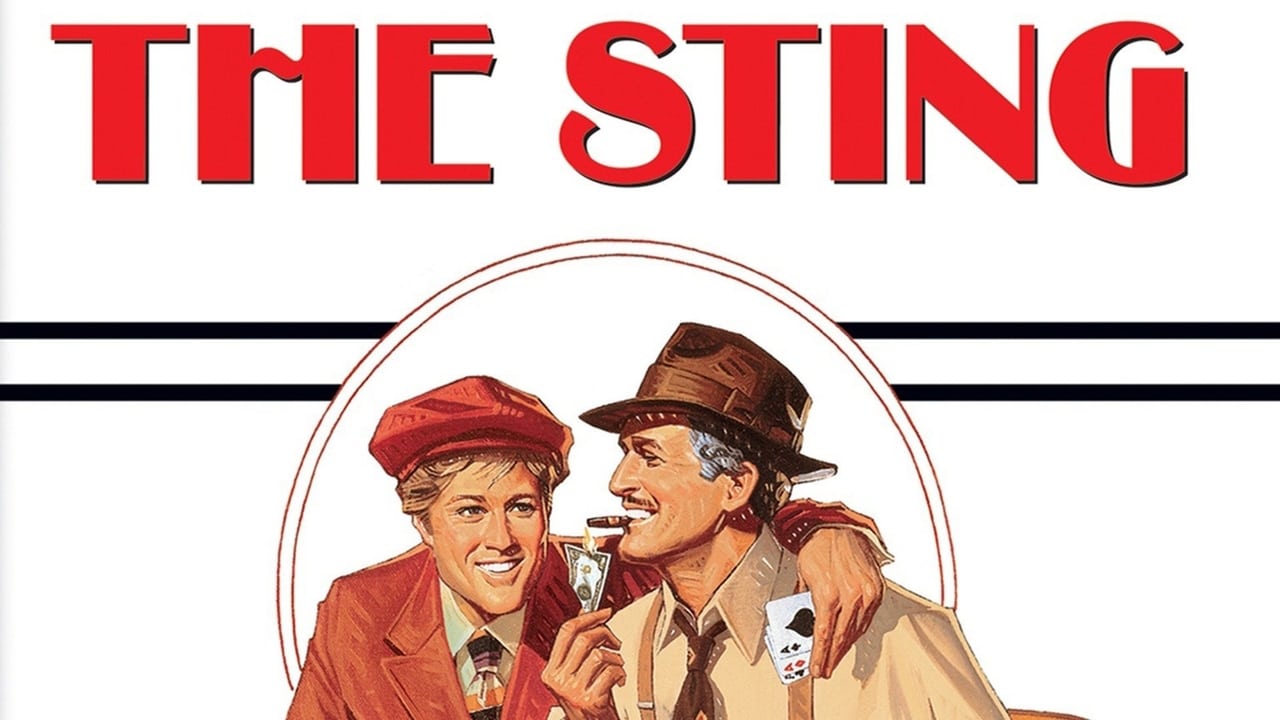 Movie poster for The Sting, partly filmed at Santa Monica Pier