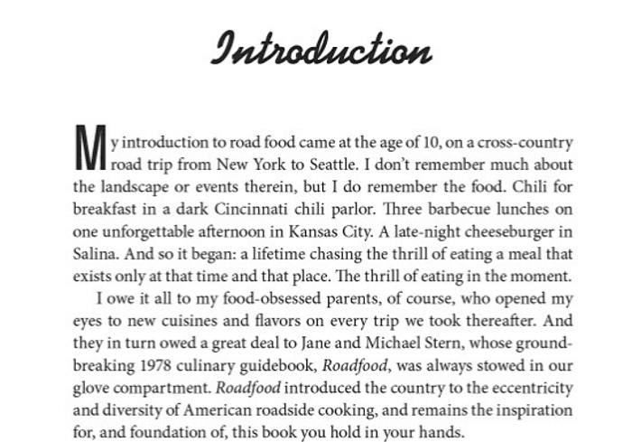 Introduction to West Coast Road Eats