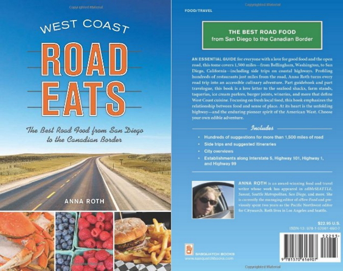 Cover of the West Coast Road Eats food guide for the Pacific Coast Highway