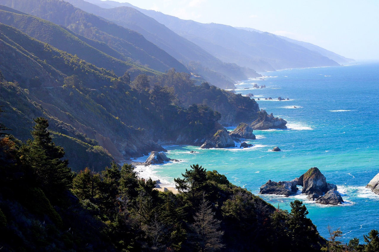 Photograph of Big Sur on the Pacific Coast Highway in California