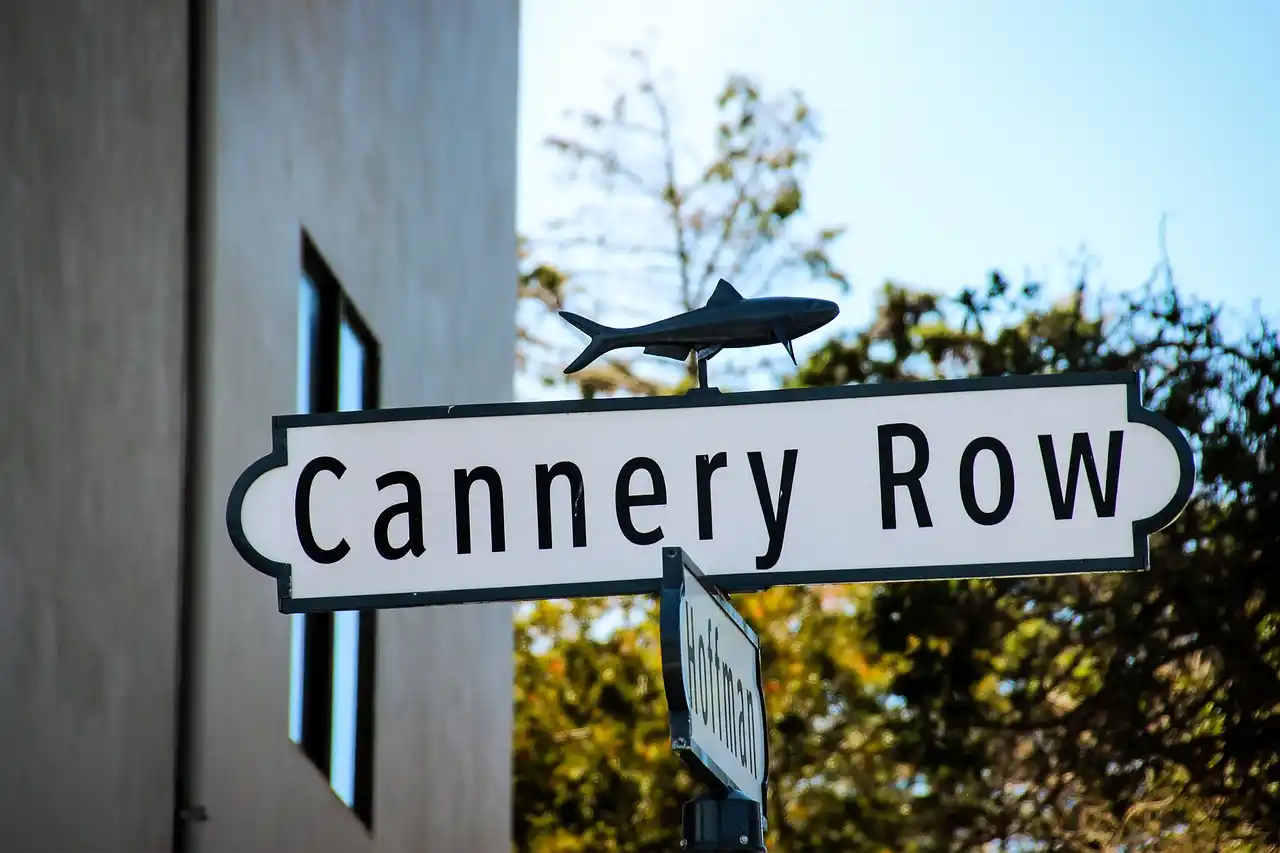 Street Sign for Cannery Row in Monterey