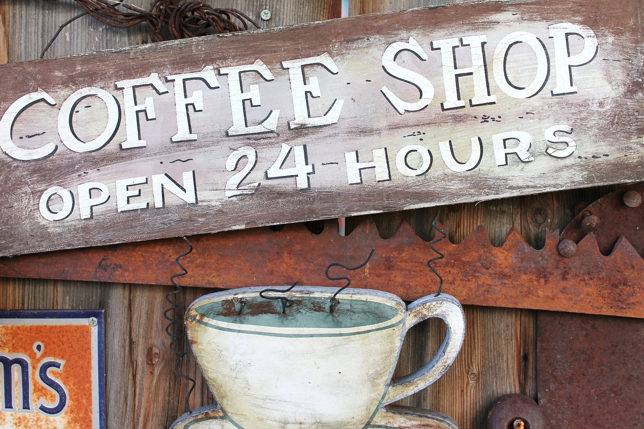 A coffee shop along the Pacific Coast Highway